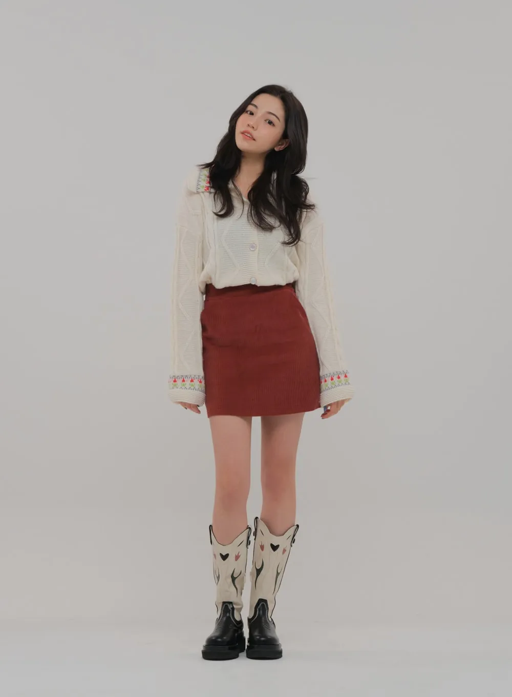 Embroidered Cardigan BS-A27121001