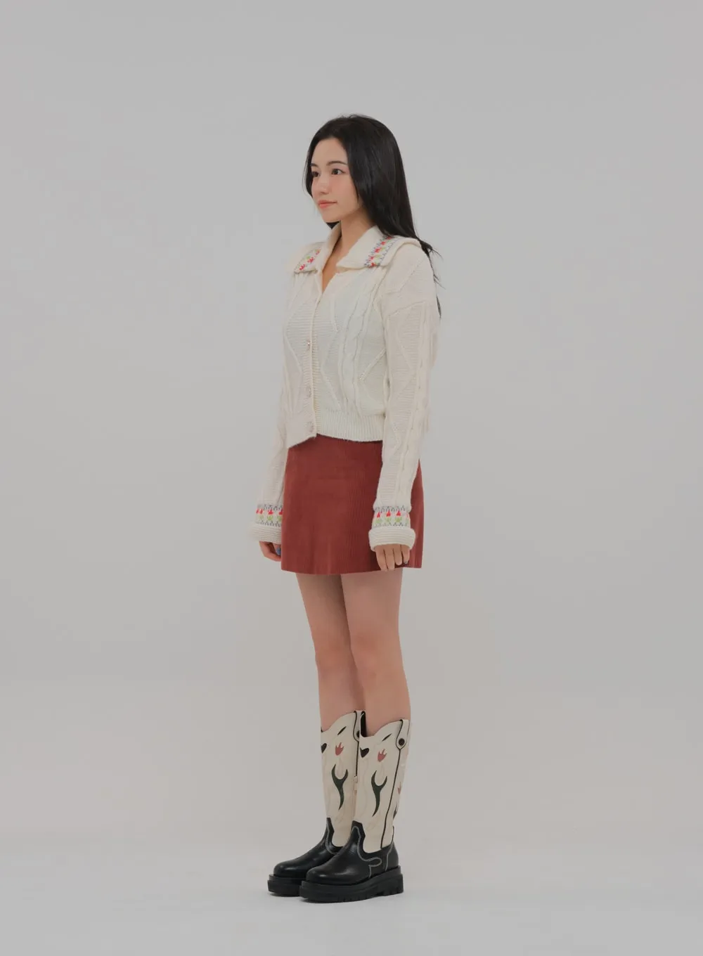 Embroidered Cardigan BS-A27121001