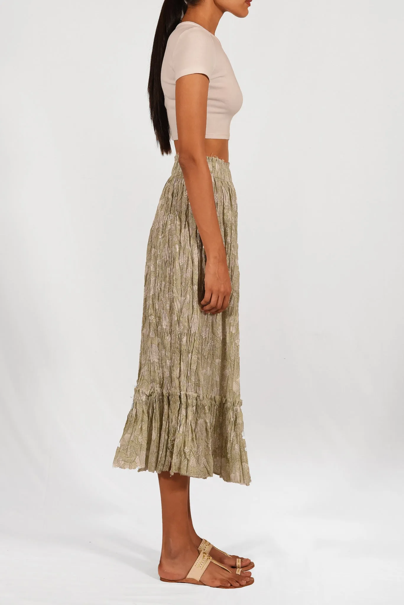 Mysore Skirt (Sage Green)