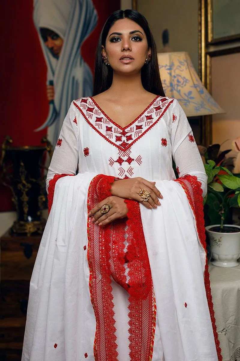 Pinktree - Ruby - Deep Red - Embroidered - 3 Piece