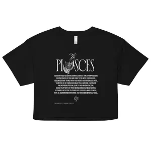 Pisces Zodiac Crop Top