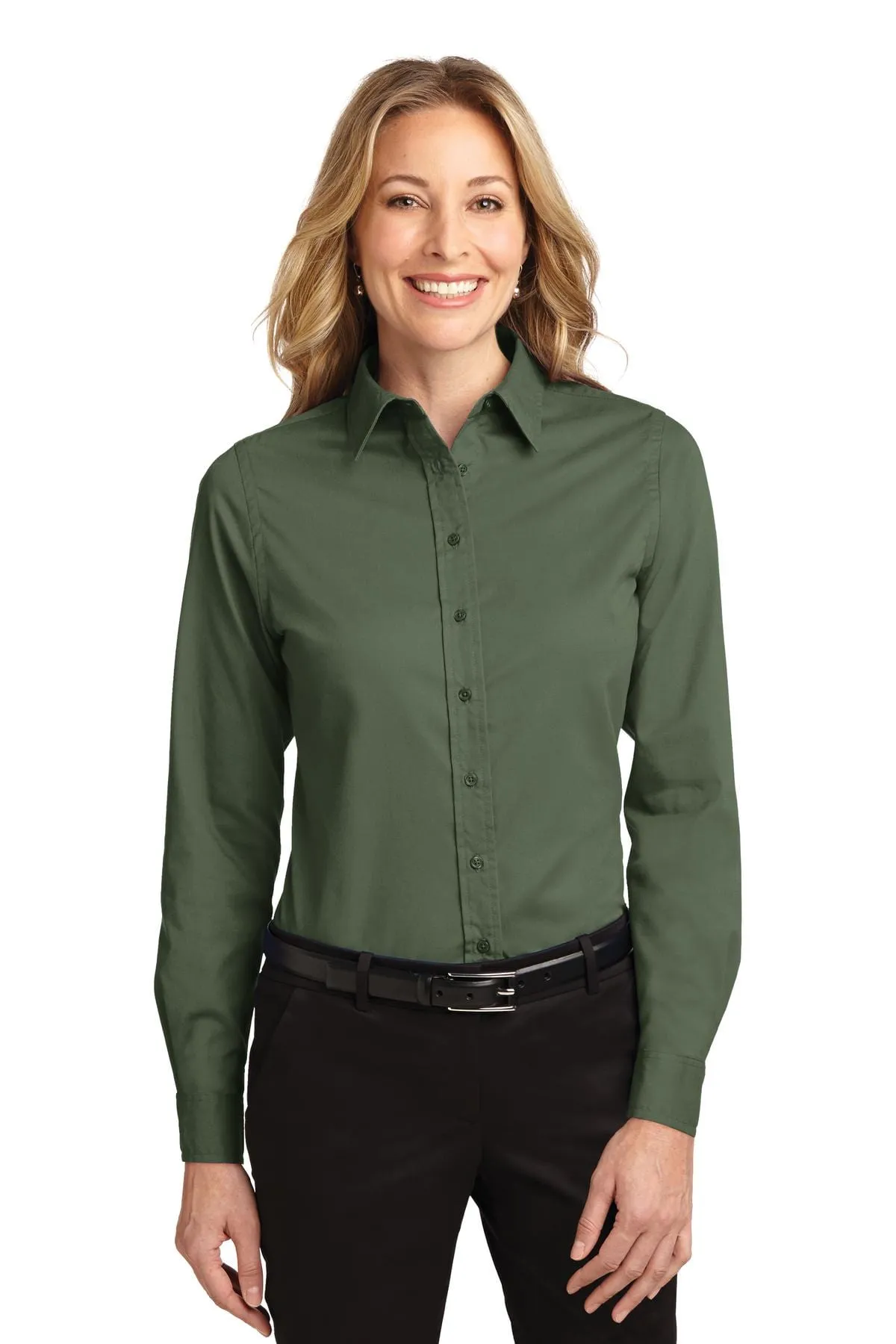 Port Authority ®  Ladies Long Sleeve Easy Care Shirt.  L608, Traditional Colors