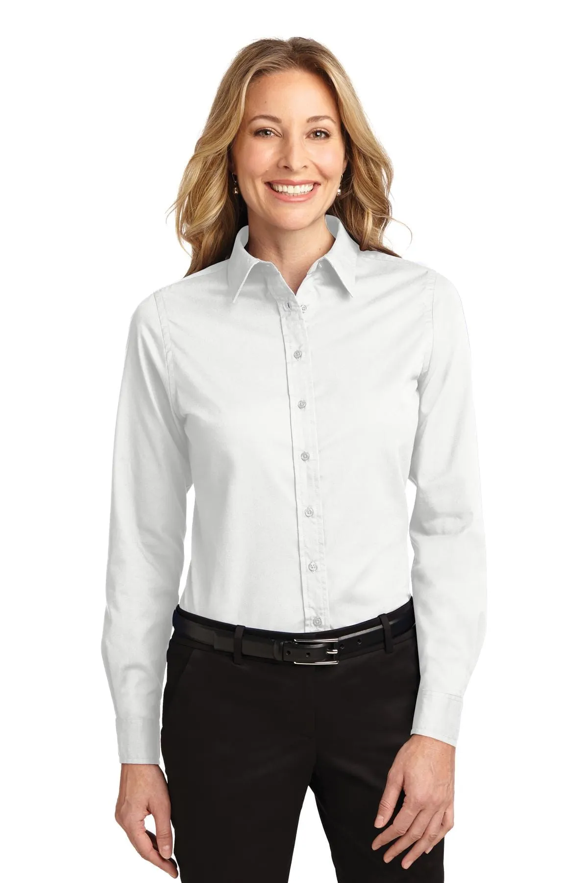 Port Authority ®  Ladies Long Sleeve Easy Care Shirt.  L608, Traditional Colors