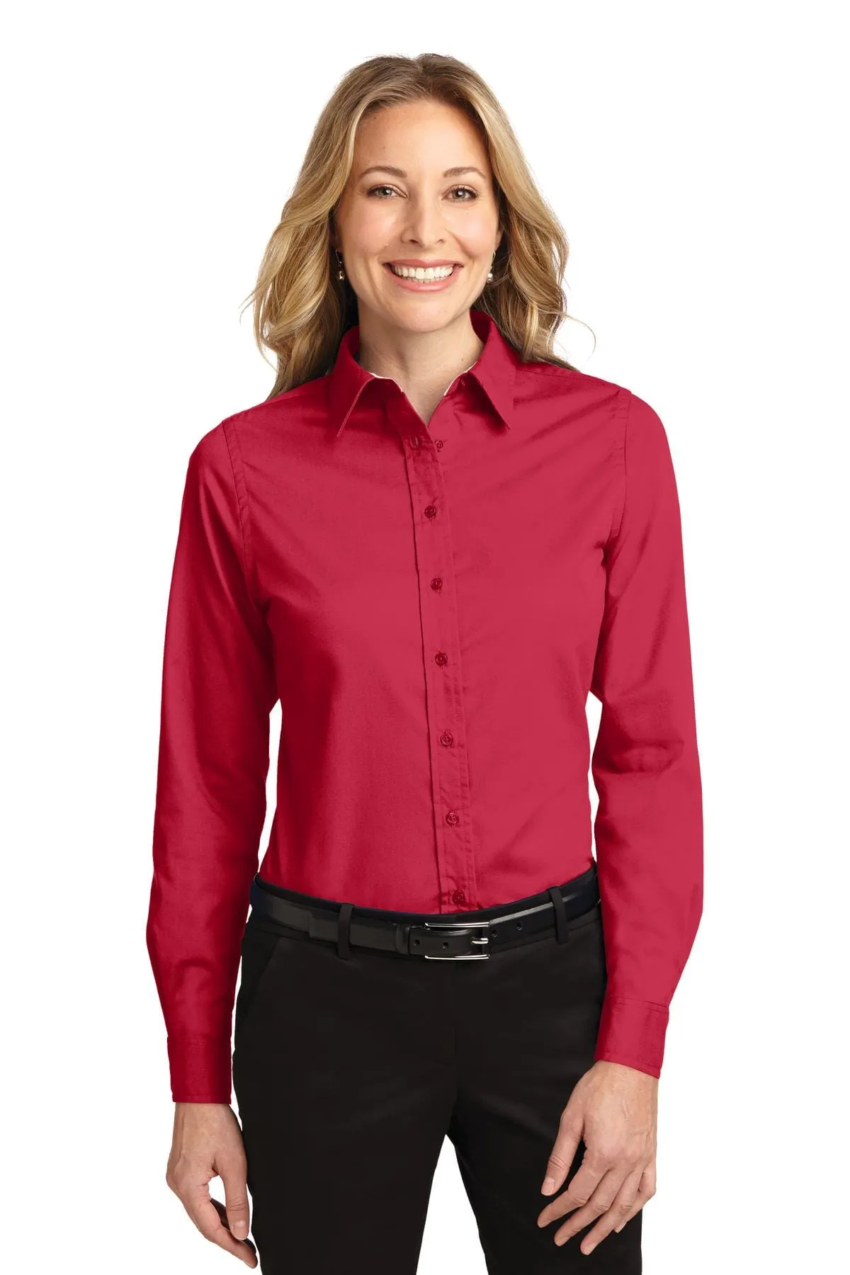 Port Authority ®  Ladies Long Sleeve Easy Care Shirt.  L608, Traditional Colors